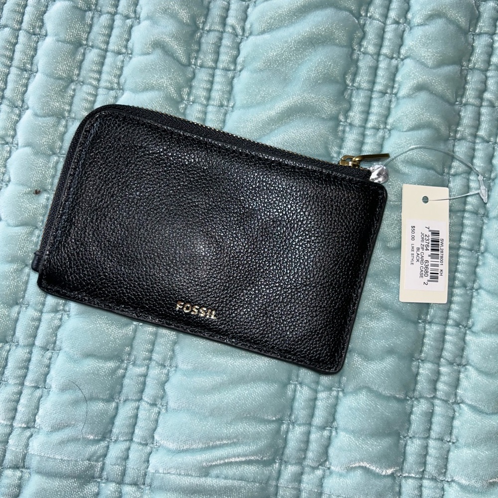 Fossil Black Leather Wallet